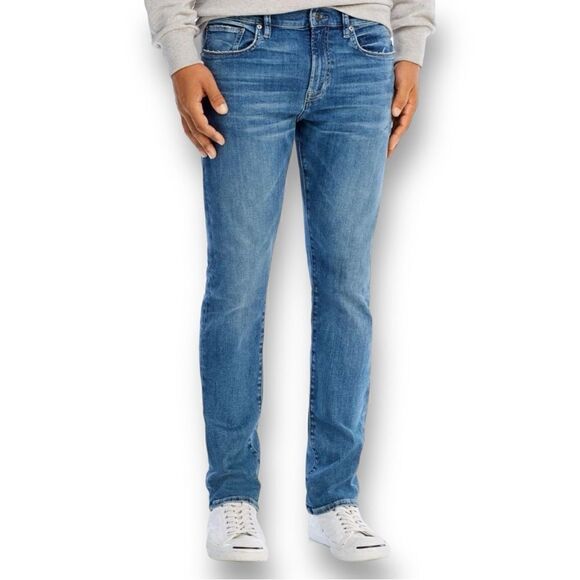 EDWIN Men’s Maddox Slim Straight Leg Jeans in Lyric Light Wash in the Size 31X32 - Picture 2 of 14